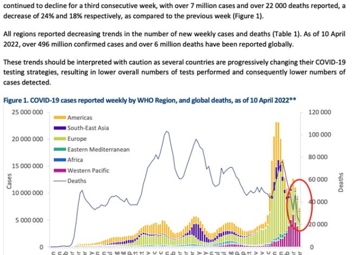 2022年全球疫情死亡人数达600万