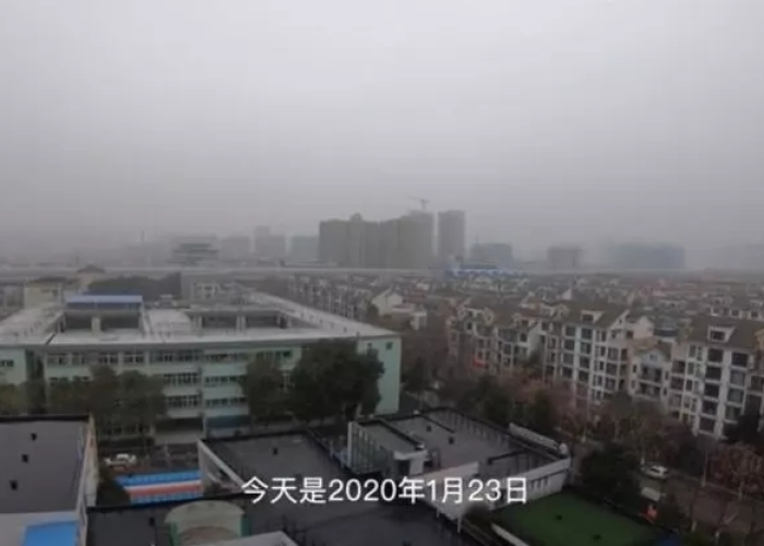 中国首次封城时间，2020年1月23日