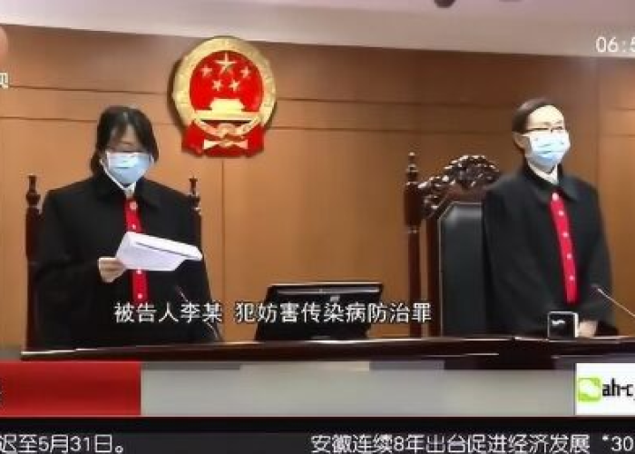 上海疫情判刑第一人，违反防疫规定，获刑一年