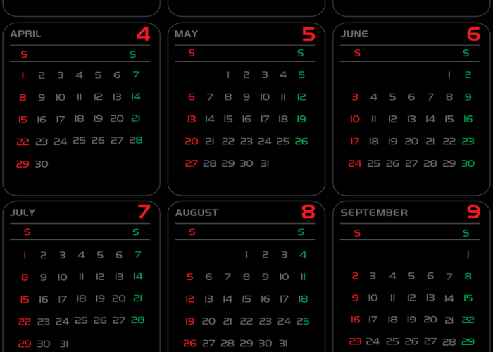 【21年三薪日/2021年三薪日历】